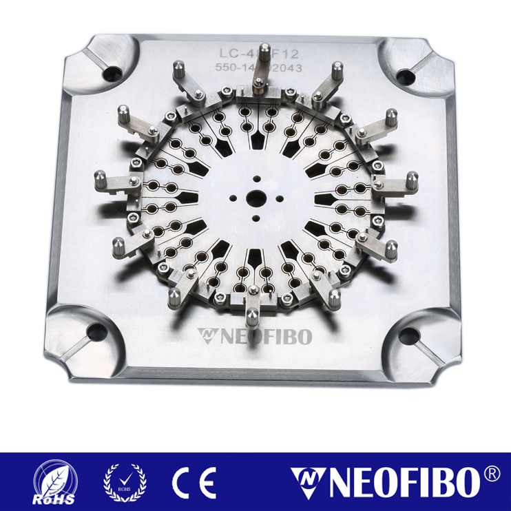 Fiber optic polishing jig LC-48-F12