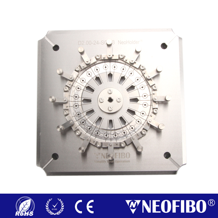 Customize Neoholder® Fiber Optic Polishing Fixture D2.00-24-SQH3