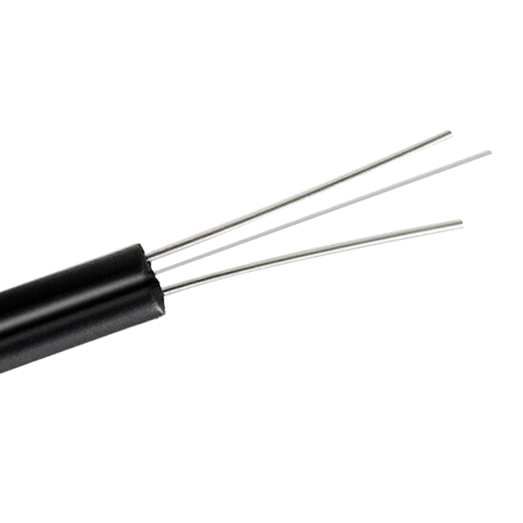 3.1 x 2.0 mm Jacket Single Mode Simplex Black Optical Cable