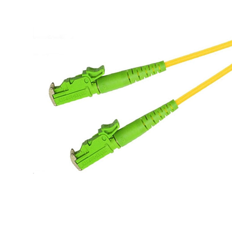 E2000 APC Single Mode Simplex Fiber Optic Patch Cord