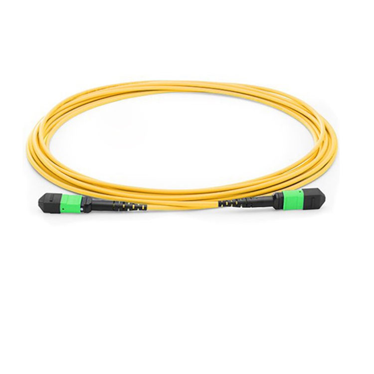 MPO APC Single Mode Simplex Fiber Optic Patch Cord