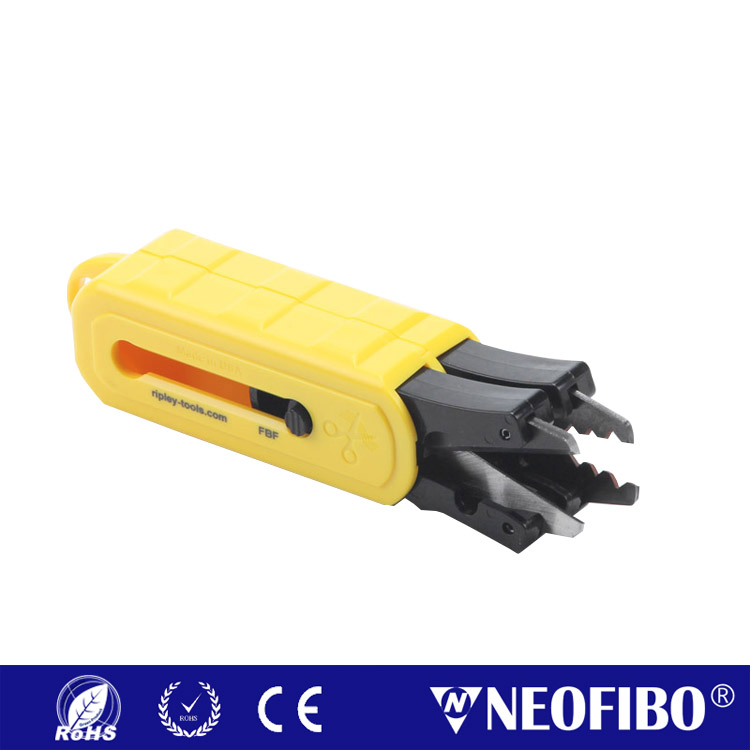 All-in-One Fiber Optic Stripping and Kevlar Cutting Tool FO-SNC