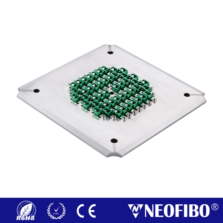 Fiber Optical Foursquare LC Connector Polishing Fixture LC-APC-48