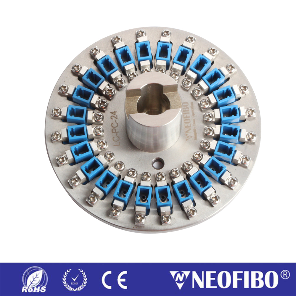 Fiber Optical Central Pressure LC Connector Polishing Fixture LC-PC-24DM