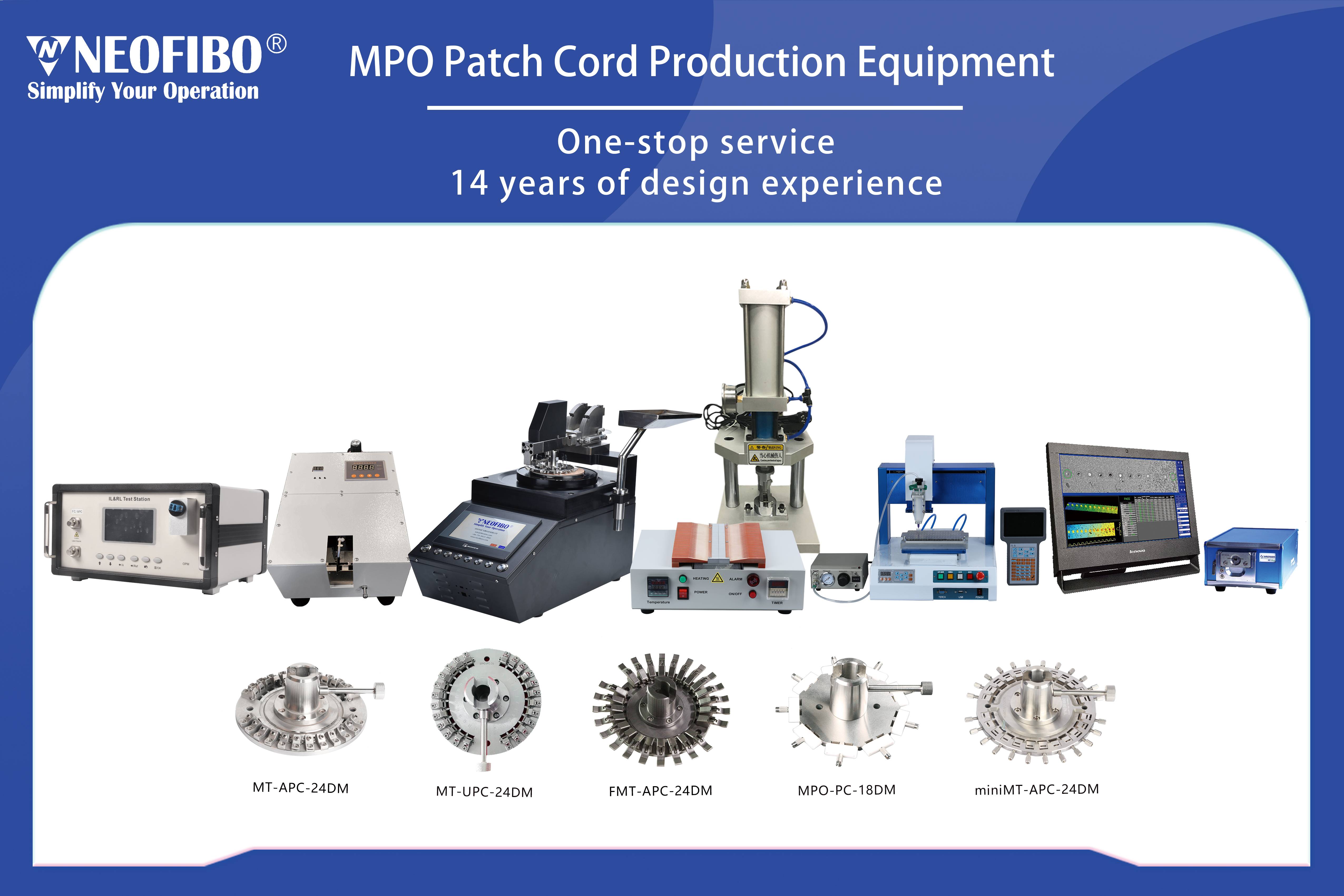 Neofibo MPO patch cord production equipment