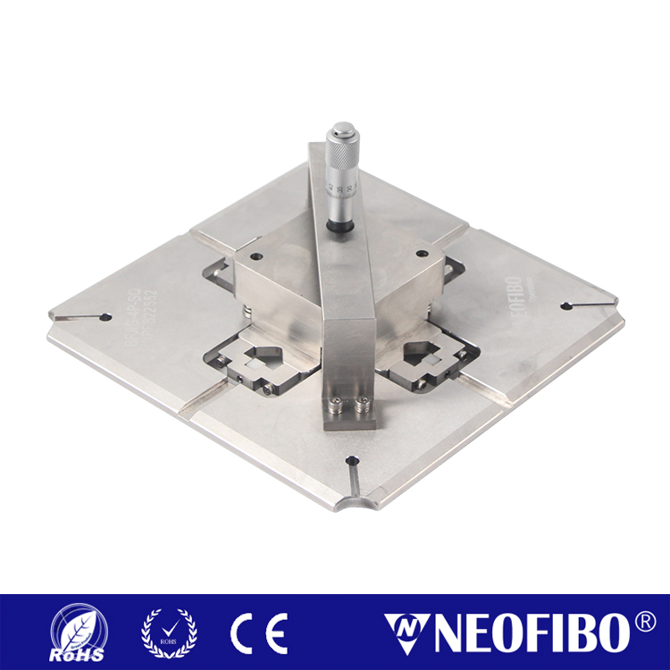 Bare Fiber Optic Polishing Fixture BFJIG-4P-SQ