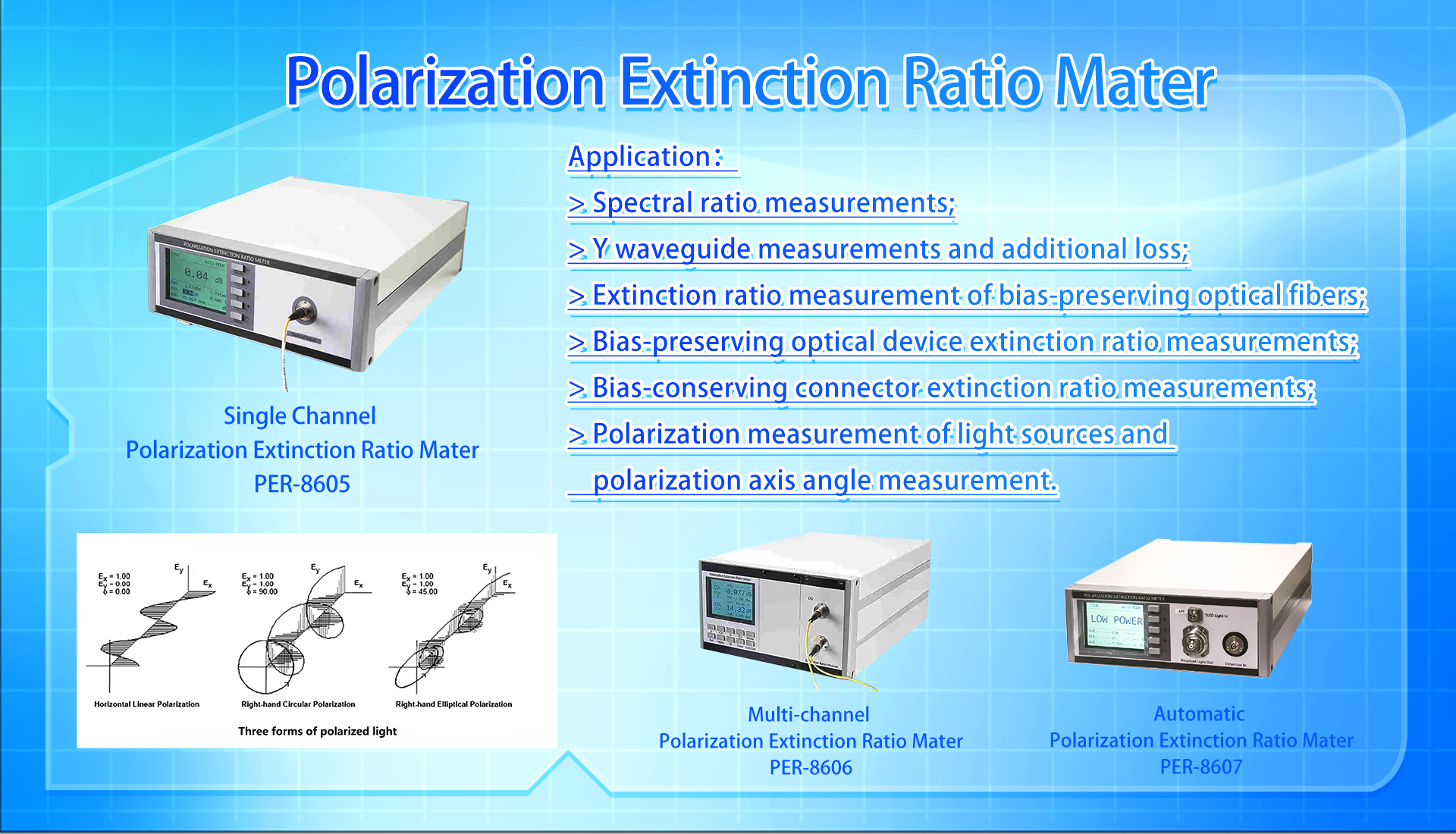 New Arrivals！！Polarization Extinction Ratio Mater