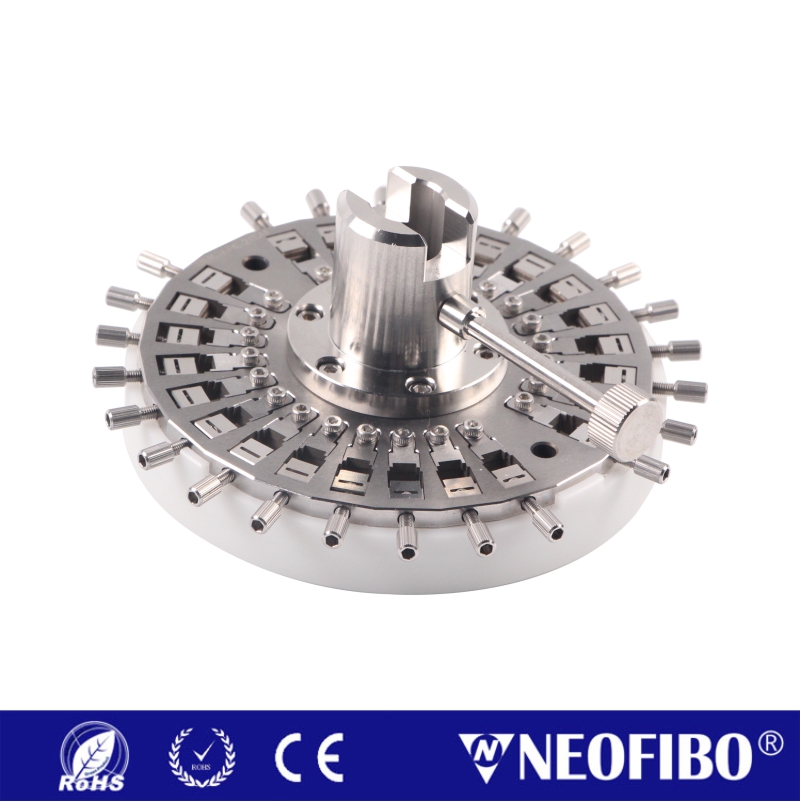 MMC Ferrule Fiber Optic Polishing Fixture，MMC-APC-24DM